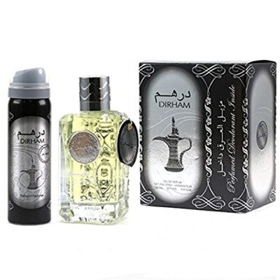 Dirham Zilver Unisex 100ml EDP + Deodorant